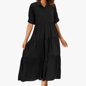 Elegant Black Maxi Dress